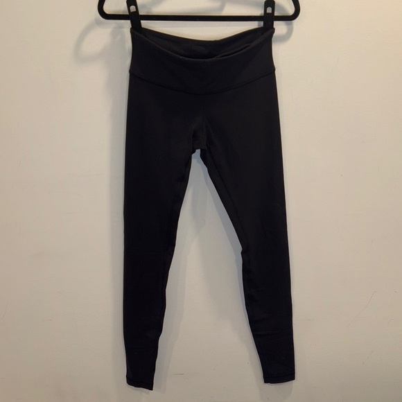 Lululemon Black Leggings Size 6 - Picture 1 of 4
